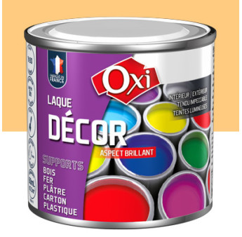 Laque décor OXI acrylique brillante abricot 60ml