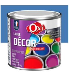 Laque décor OXI acrylique brillante bleu turque 60ml