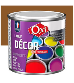 Laque décor OXI acrylique brillante caramel 60ml