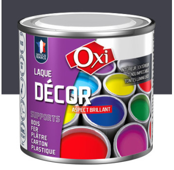 Laque décor OXI acrylique brillante carbone 60ml