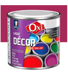 Laque décor OXI acrylique brillante framboise 60ml