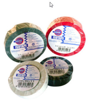 Ruban adhésif PVC électrique EUROCEL Isotape bleu 10mx15mm