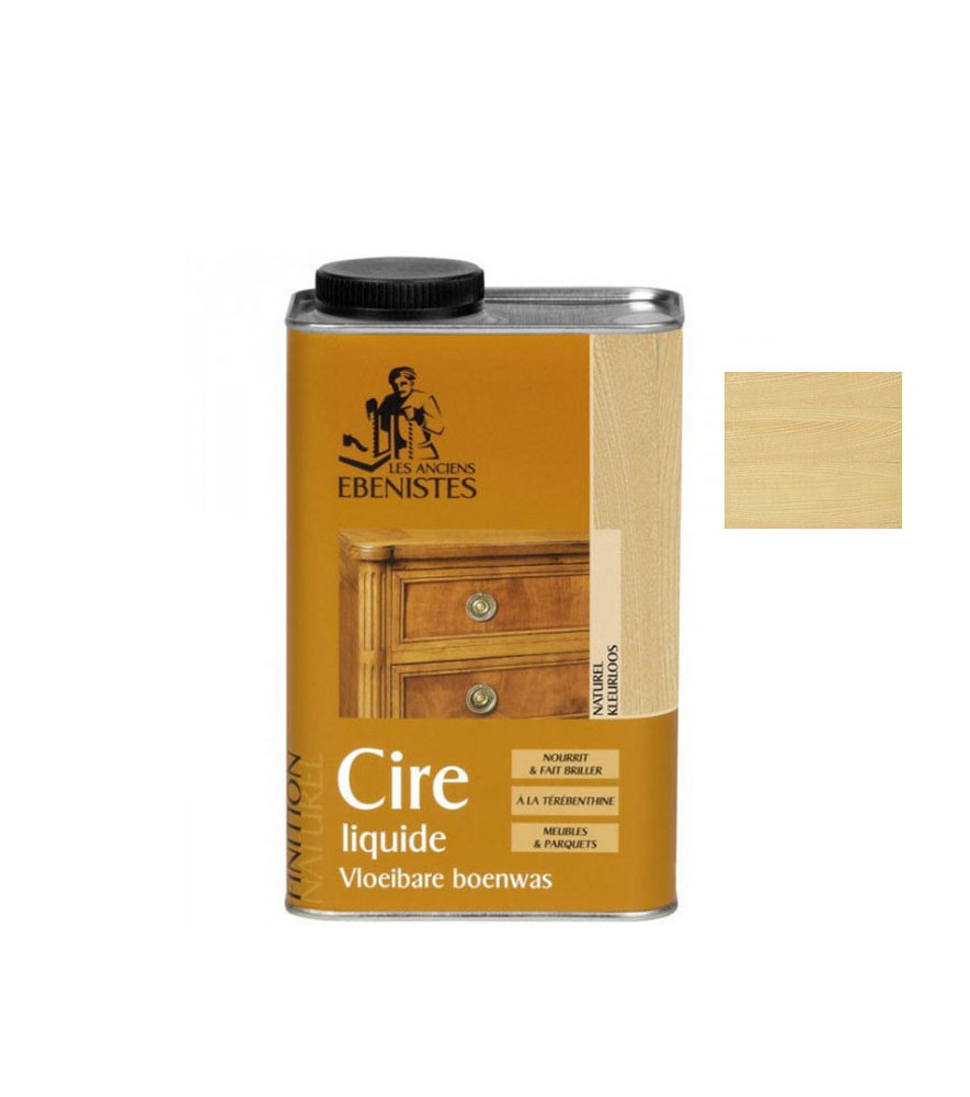 Cire liquide LES ANCIENS EBENISTES naturel 1L Cire liquide LES ANCIENS EBENISTES naturel 1L