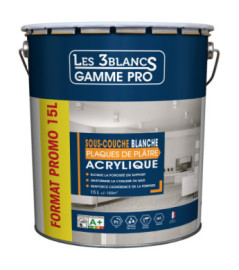 Sous-couche Plaques de Plâtre LES 3 BLANCS mat blanc 15L