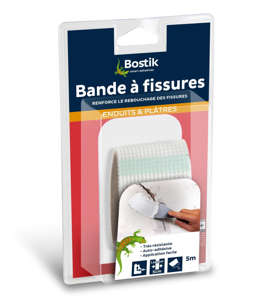 Bandes à fissures BOSTIK sachet de 5mx5cm Bandes à fissures BOSTIK sachet de 5mx5cm