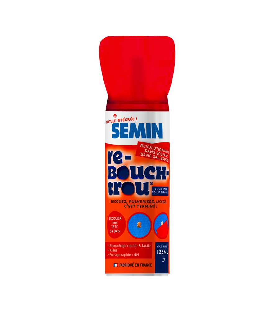 Enduit de rebouchage SEMIN en bombe 125ml