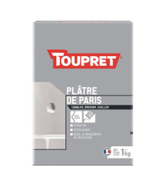 Plâtre de Paris TOUPRET gamme les Essentiels 1kg