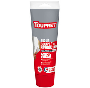 Enduit souple de rebouchage pâte TOUPRET gamme les Essentiels 330g