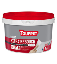 Enduit extra'rebouch pâte TOUPRET gamme les Essentiels 4kg