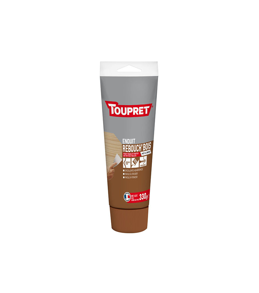 Enduit rebouch'bois pâte TOUPRET gamme les Essentiels 330g