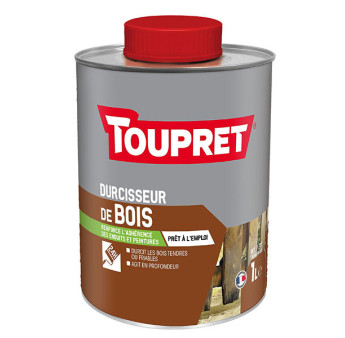 Durcisseur de bois liquide TOUPRET gamme les Essentiels 1L