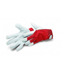 Gant Workstar race blanc et rouge SCHULLER M réf : 42721 pour construction